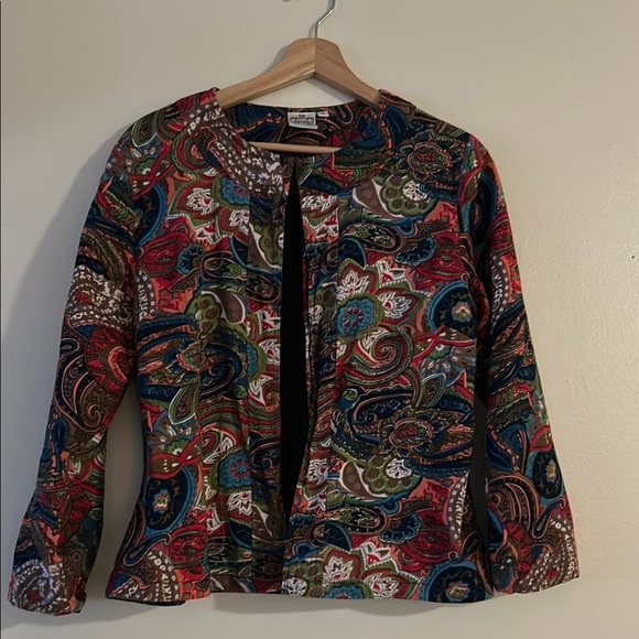 Parsley & Sage Jackets & Blazers - Parsley & Sage Colorful Paisley Women's Jacket